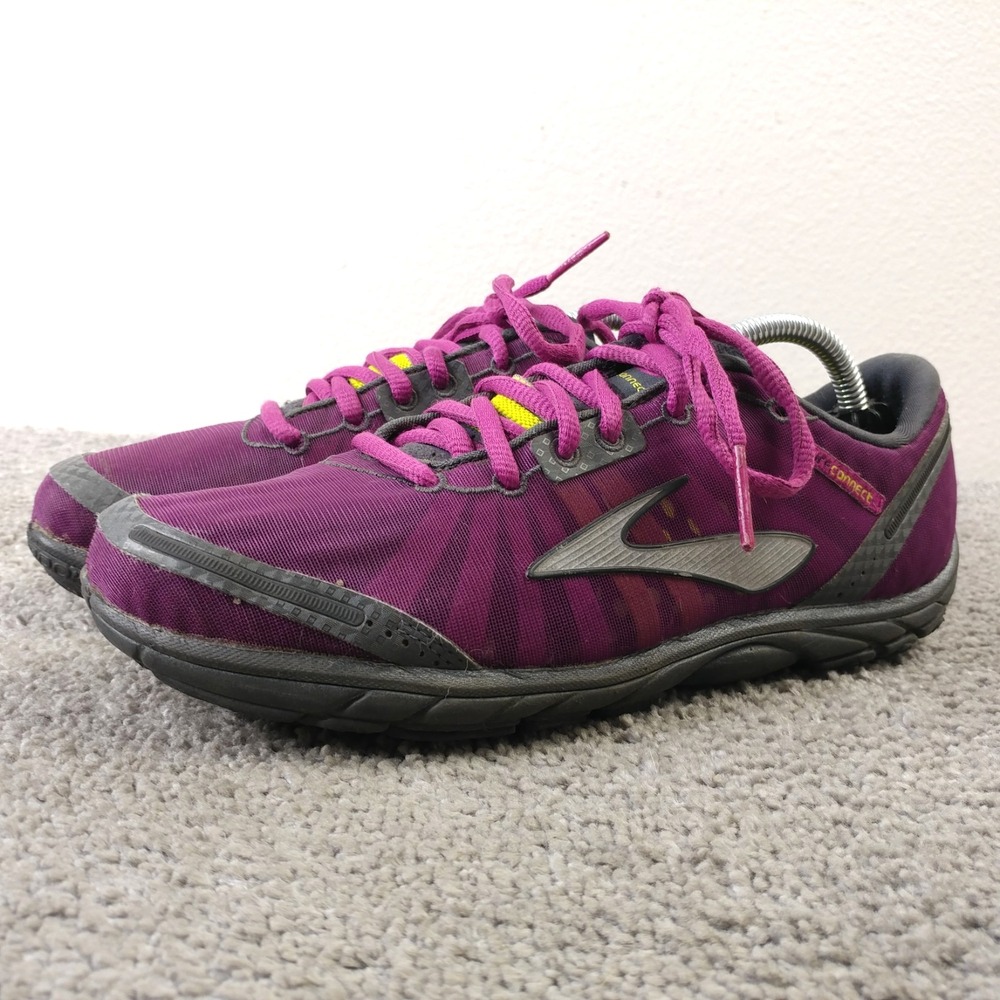 Brooks Pure Connect Womens 7.5 Running Shoes Low Top Purple 12010221B730